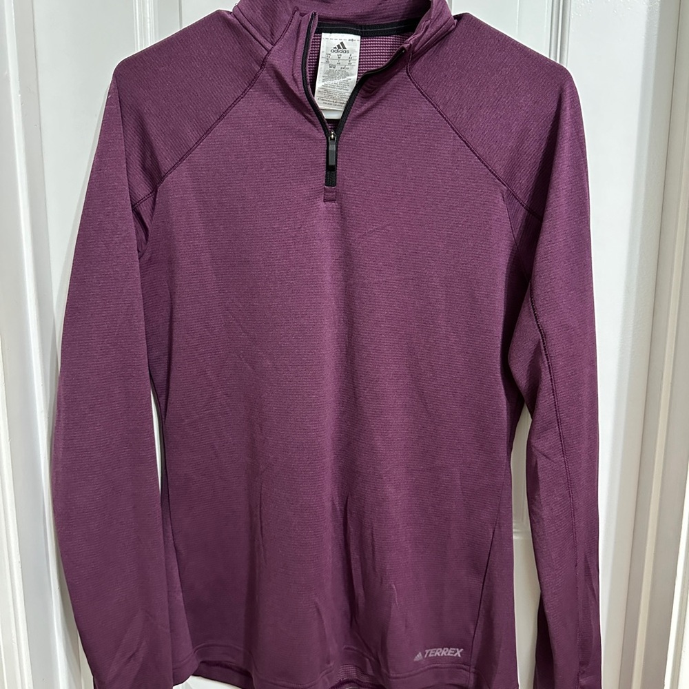 Adidas Terrex Purple Women's 1/4 zip